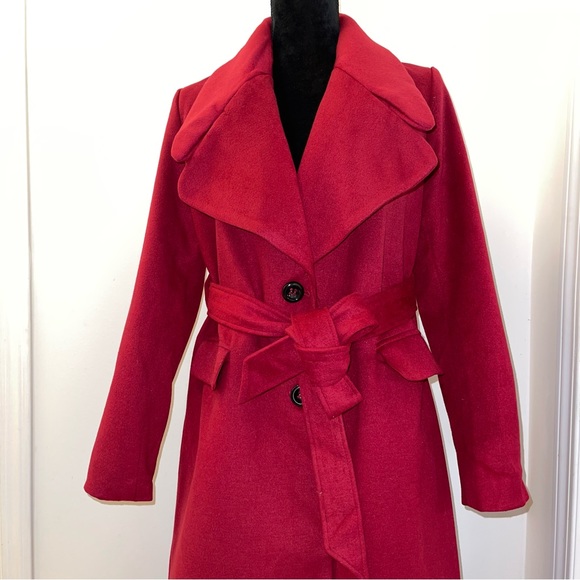 DARK READ VINTAGE LONG COAT - Picture 9 of 14